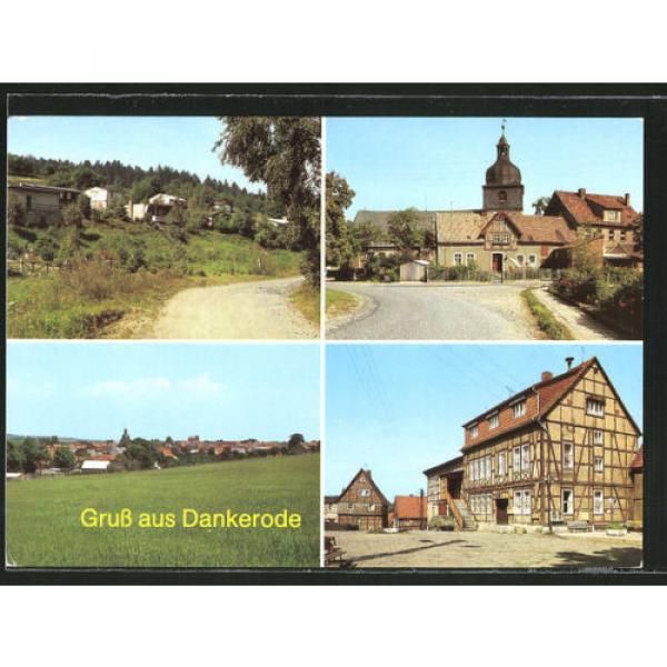 schöne AK Dankerode, Bungalowsiedlung, Anger, Konsum-Gaststätte Zur Linde #1 image