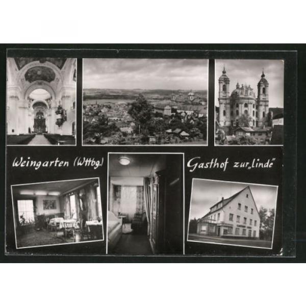schöne AK Weingarten, Gasthof zur Linde, Teilansicht, Altar-Raum #1 image
