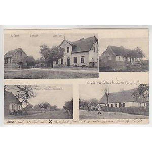 16816 Linde Dorfstr. Gasthof Schule 1909  (r2348) #1 image