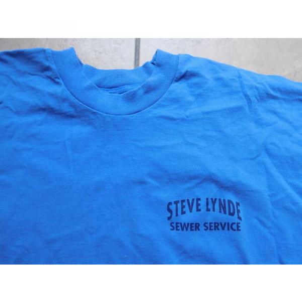 Steve Linde Sewer Service &amp; Portable Toilets T-Shirt, XXL, Berlin, MA, VGUC #2 image