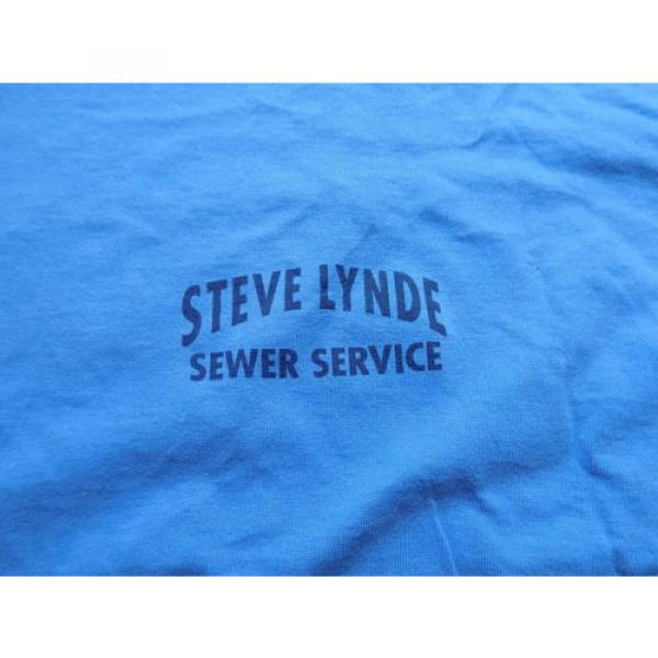 Steve Linde Sewer Service &amp; Portable Toilets T-Shirt, XXL, Berlin, MA, VGUC #8 image