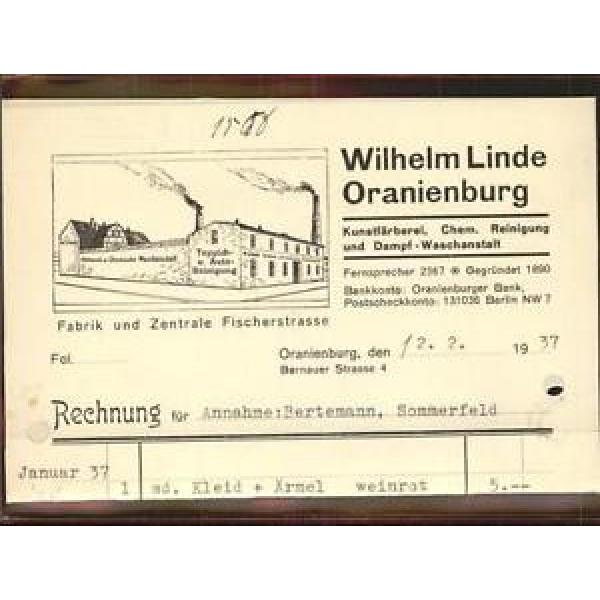 41404136 Oranienburg Fa Wilhelm Linde Rechng Oranienburg #1 image