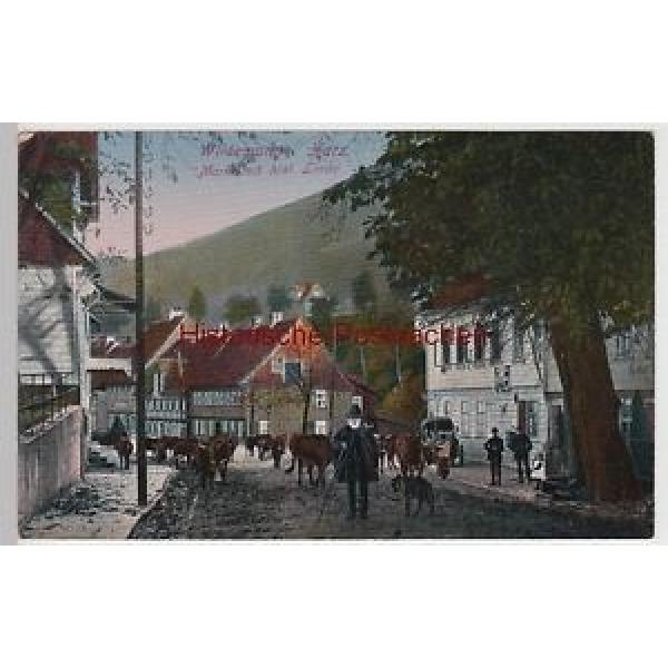 (107321) AK Wildemann im Harz, Markt mit historischer Linde, 1910er #1 image