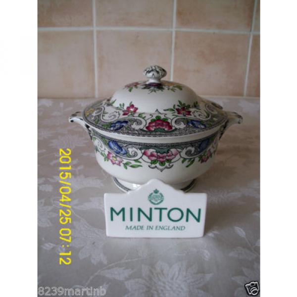 Minton M &amp; Co Linde Pattern Floral Lidded Sauce Tureen #2 #1 image