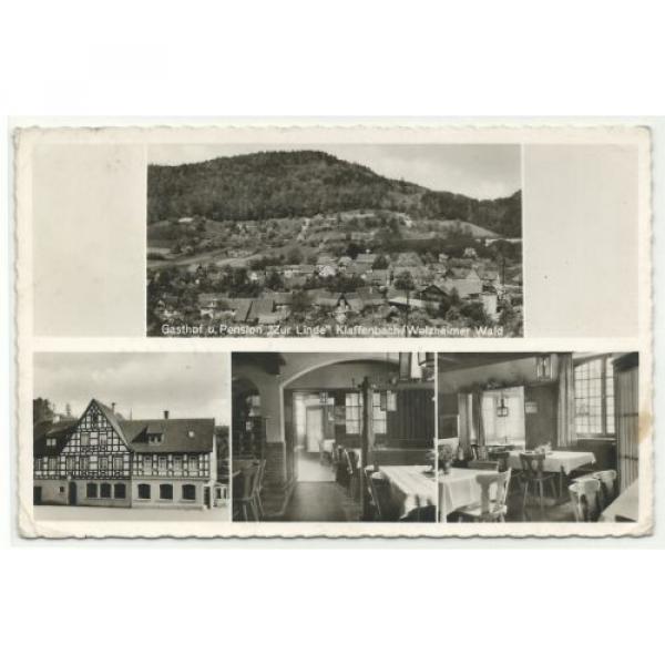 Klaffenbach (Rudersberg) Gasthof &amp; Pension &#034;Zur Linde&#034; 1963 Landpoststempel #1 image