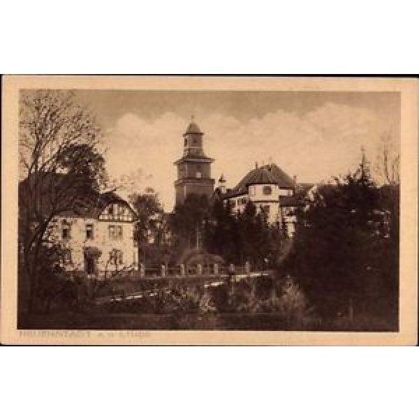 Ak Neuenstadt an der Linde, Teilansicht mit Turm und Brücke - 962296 #1 image