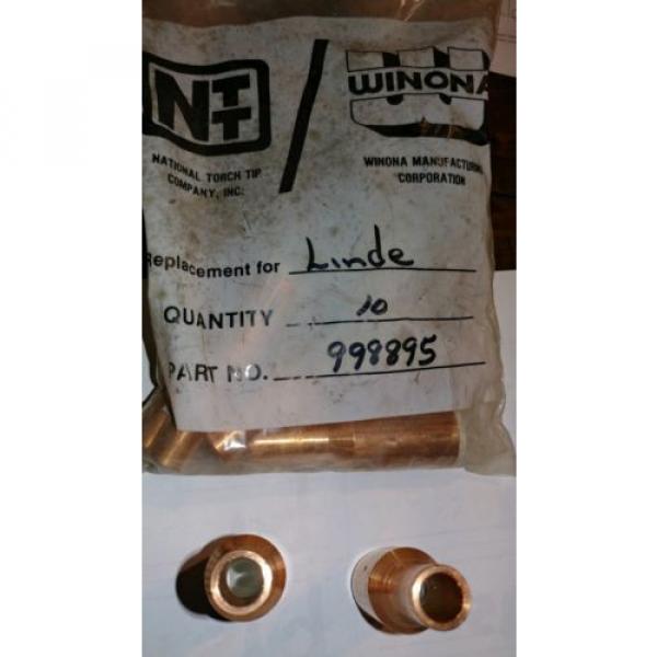 2 NOS ESAB Linde #6 MIG Nozzle Copper 998895 No. 6 for ST-23 and ST-23A Mig Gun #4 image