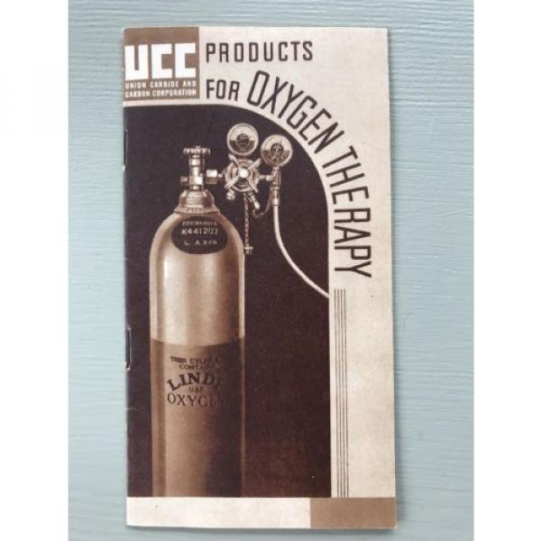Vintage Linde Oxygen Therapy Brochure Medical Treatments 1934 Hospital Doctor #1 image