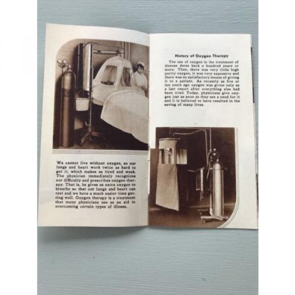 Vintage Linde Oxygen Therapy Brochure Medical Treatments 1934 Hospital Doctor #4 image