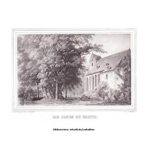 DRESDEN-KADITZ - &#034;Die Linde zu Kaditz&#034;. Blick vom Eingang des Kirchhofs auf Lind #1 image