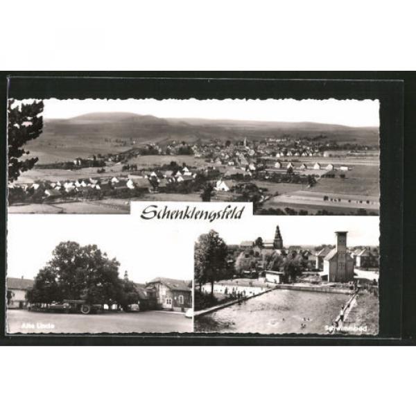 alte AK Schenklengsfeld, Alte Linde, Schwimmbad, Ortsansicht #1 image