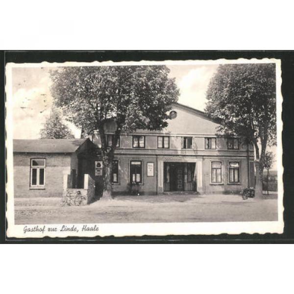 tolle AK Haale, Blick auf den Gasthof zur Linde 1938 #1 image
