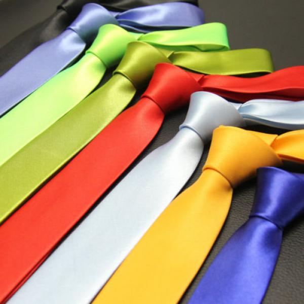 Krawatte Matt 50 Farben zur auswahl #1 image