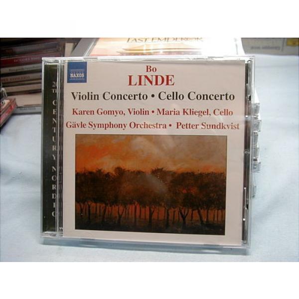 Bo Linde Violin &amp;Cello Concerto K.Gomyo,M.Kliegel,P.Sundkvist Like New Cond. #85 #1 image