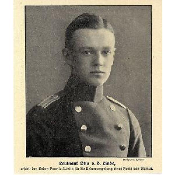Leutnant Otto v. d. Linde erhielt den Orden Pour le Mérite für Namur-Einsatz1914 #1 image