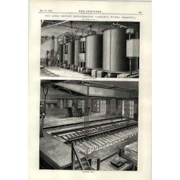 1890 Linde Refrigeration Works Shadwell Icemaking Tanks Ammonia Condensers #1 image