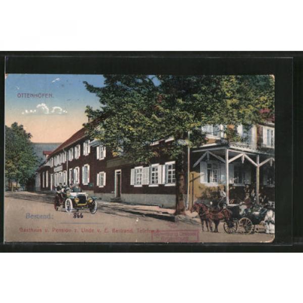 alte AK Ottenhöfen, Gasthaus und Pension zur Linde von E. Bertrand 1916 #1 image