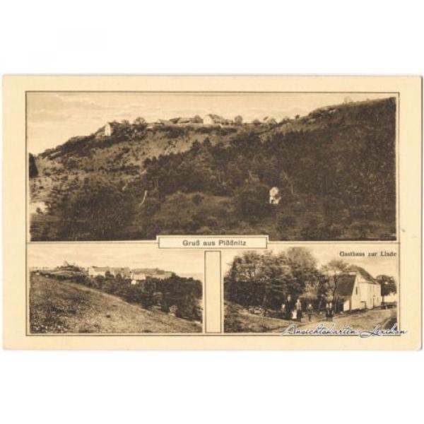 Laucha an der Unstrut Plößnitz 3 Bild: Panorama und Gasthof zur Linde 1922 #1 image