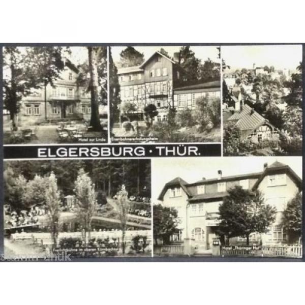 Elgersburg,Thür.,Hotel zur Linde,Thüringer Hof,Eisenbahnheim,Freilichtbühne,Ak #1 image
