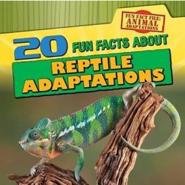 20 Fun Facts about Reptile Adaptations by Barbara M. Linde Library Binding Book #1 image
