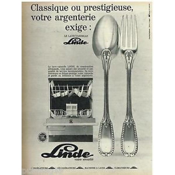 Publicité Advertising 1970 Le Lave Vaisselle Linde #1 image