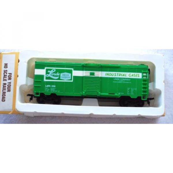 Life-Like HO Scale Railroad Trains Box Car 8475 Linde In Box #1 image