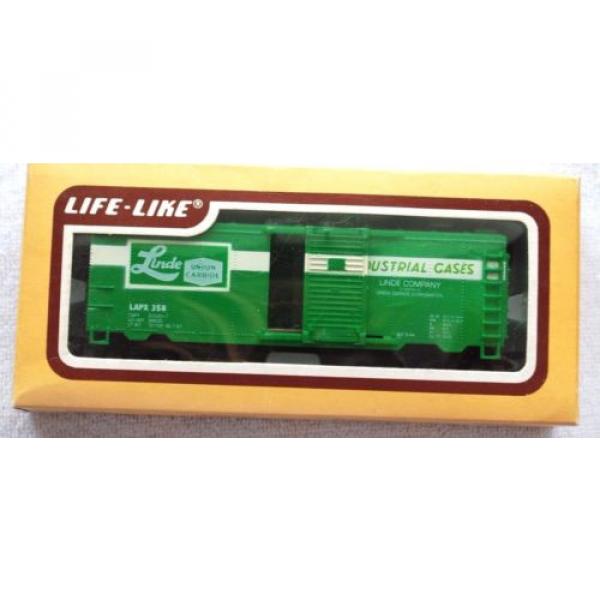 Life-Like HO Scale Railroad Trains Box Car 8475 Linde In Box #2 image