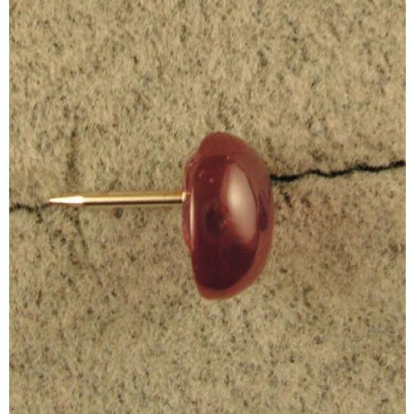 MEN&#039;S 16X12MM 9+CT LINDE LINDY RED STAR SAPPHIRE CREATED RUBY 2NDS TIE TACK #2 image