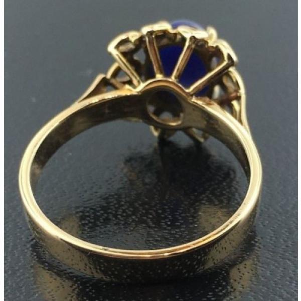 Lady&#039;s vintage 14k yellow gold Linde star ring, 4.5 grams #6 image