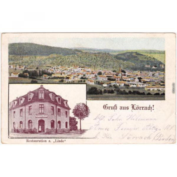 Lörrach 2 Bild: Restauration zur Linde und Panorama 1917 #1 image