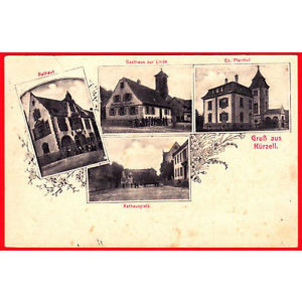 A214) Kürzell Mehrbild-Ak mit Gasthaus zur Linde gel. 1911 #1 image