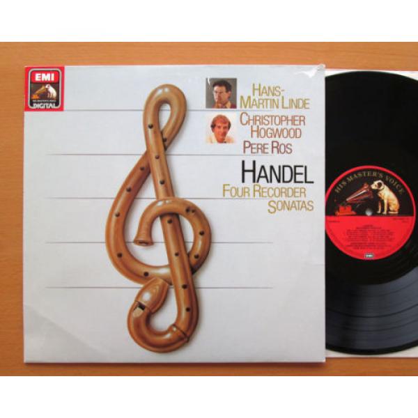 ASD 1466831 Handel Four Recorder Sonatas Linde Hogwood Ros 1983 EMI Digital EX #1 image
