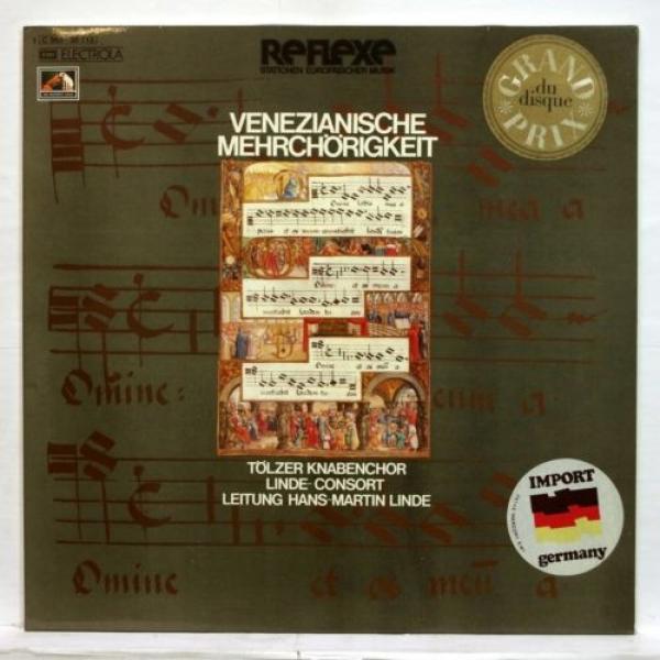 LINDE CONSORT - VENETIAN POLYCHORAL MUSIC - EMI Reflexe LP NM #1 image