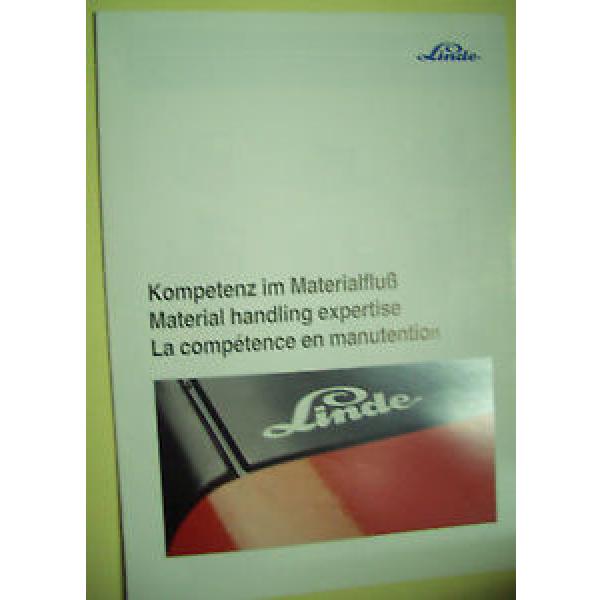 Sales Brochure Original Prospekt Linde Stapler Staplerangebotsübersicht 8 Seiten #1 image