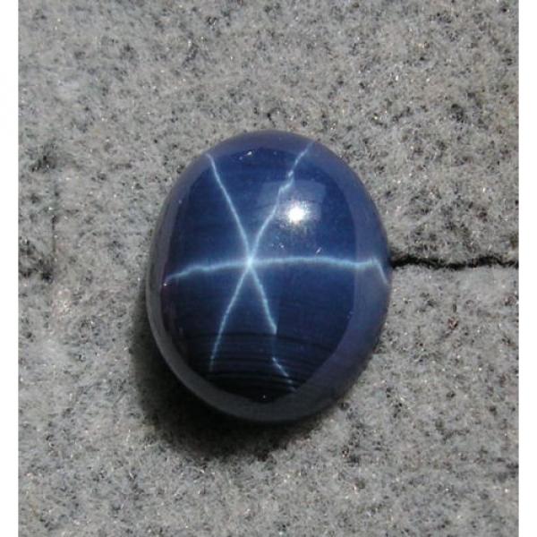 MEN&#039;S 16X12MM 9+CT LINDE LINDY CRNFLWR BLUE STAR SAPPHIRE CREATED 2NDS TIE TACK #1 image
