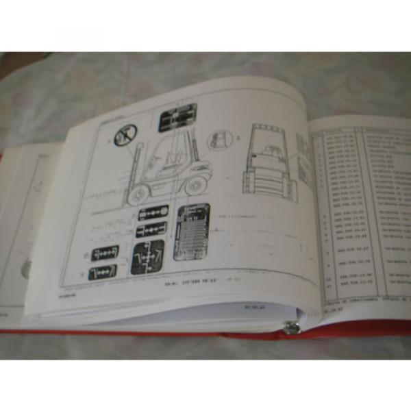 LINDE - Forklift  351 H20-H25-H30D (manual &amp; spare parts catalog) 100% ITALIAN #11 image