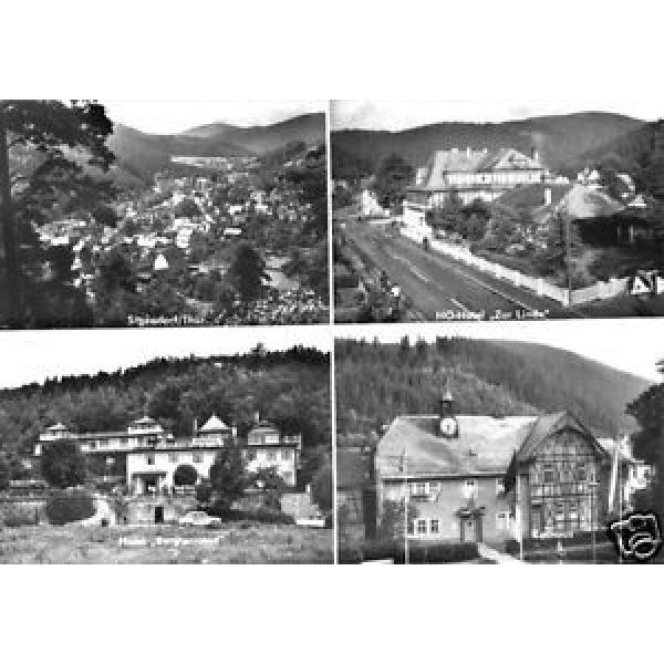 AK, Sitzendorf Thür. Wald, vier Abb., u.a. HO-Hotel &#034;Zur Linde&#034;, 1974 #1 image