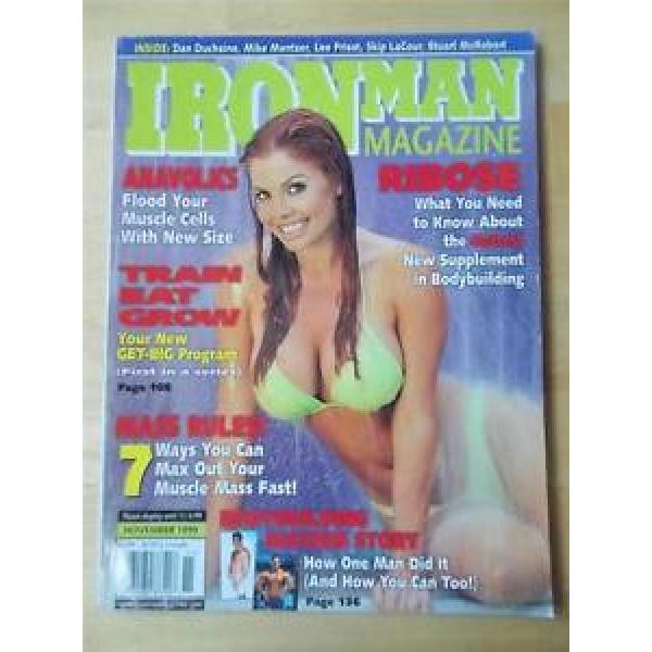 IRONMAN bodybuilding muscle magazine/Mike Mentzer article/STAYCE LINDE 11-99 #1 image
