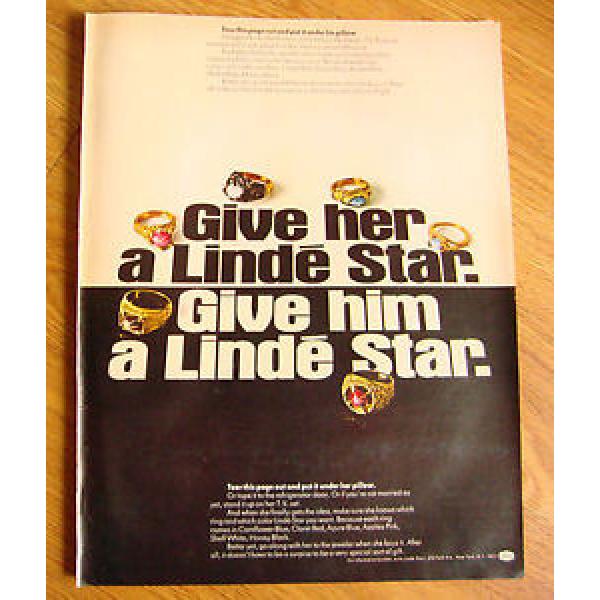 1968 Linde Star Jewelry Ad   Give Her Him a Linde Star Ring #1 image