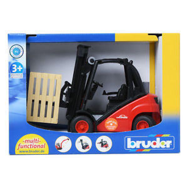 Nabita World bruder 1:16 Linde fork lift H30D with 2 pallets BR02511 Car Toy #1 image