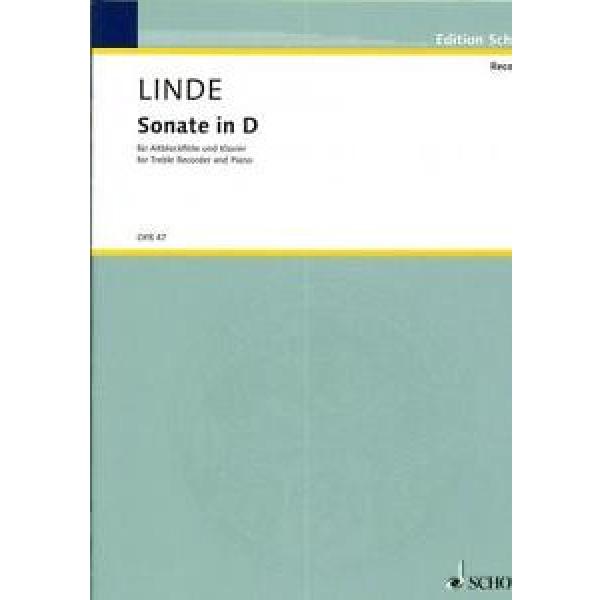 Linde: Sonate in D (Treble Recorder &amp; Piano) OFB47 #1 image