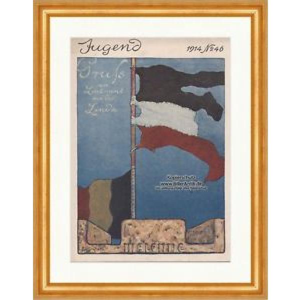 Titelseite der Nummer 46 von 1914 Fritz Erler Linde Fahne Malonne Jugend 1339 #1 image