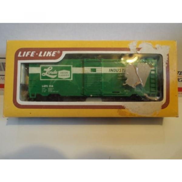 Vintage Life-Like box car &#039;Linde&#039;  IN BOX === FREE POSTAGE in the USA #2 image