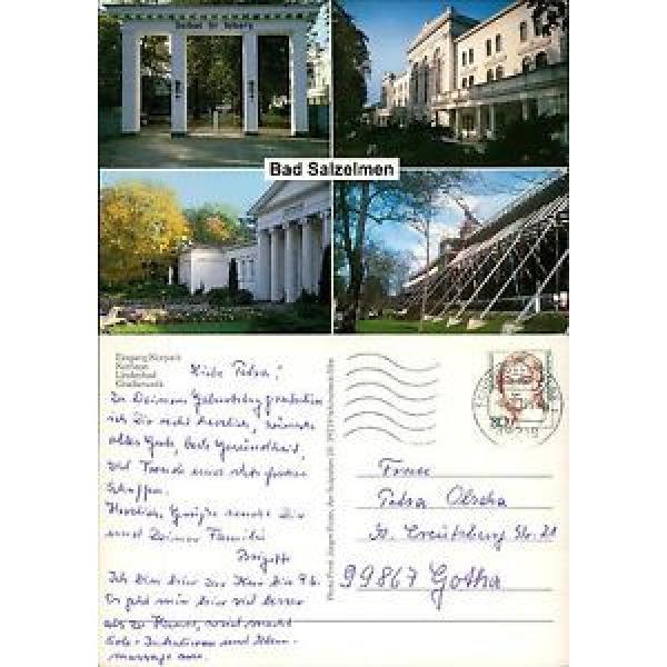 Postkarte38656 - Bad Salzelmen - 4 Ansichten - Eingang Kurpark - Kurhaus - Linde #1 image