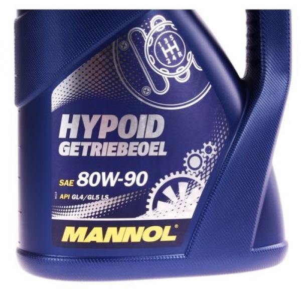 4 Liter 80W-90 Mannol Hypoid Getriebeöl Schaltgetriebe Öl Achsöl API GL4 GL5 LS #2 image