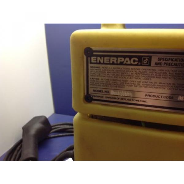 Enerpac PUJ-1400B Hydraulic Electric Pump Valve 4 Way 3 POS Double Acting Pump #6 image