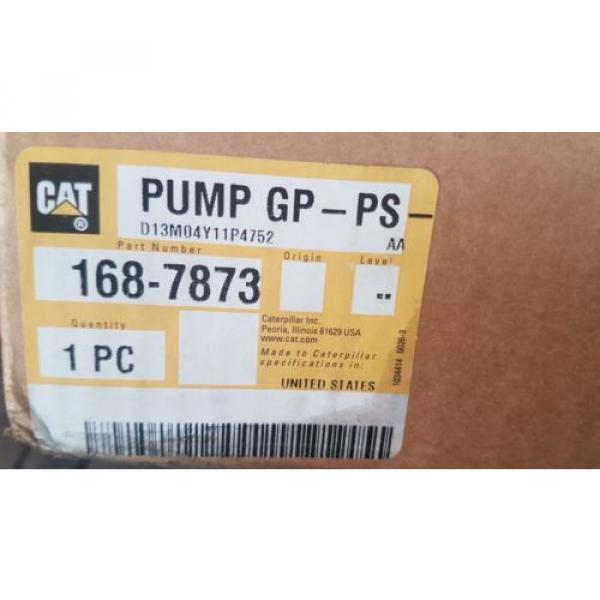 New OEM Caterpillar Hydraulic Piston Pump GP PS 168-7873 / 1687873 Free Shiping #6 image
