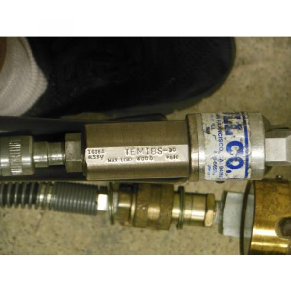 Enerpac PED 2001 2HP/1PH Electric Hydraulic Pump w/ C H Bull TEM1BS-30 Crimper #4 image