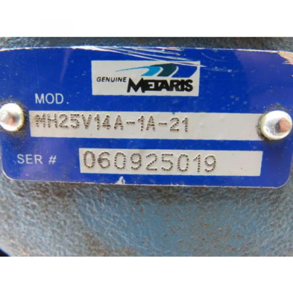 Metaris MH25V14A-1A-21 Single Vane Hydraulic Pump 14GPM 7/8&#034; Shaft #8 image