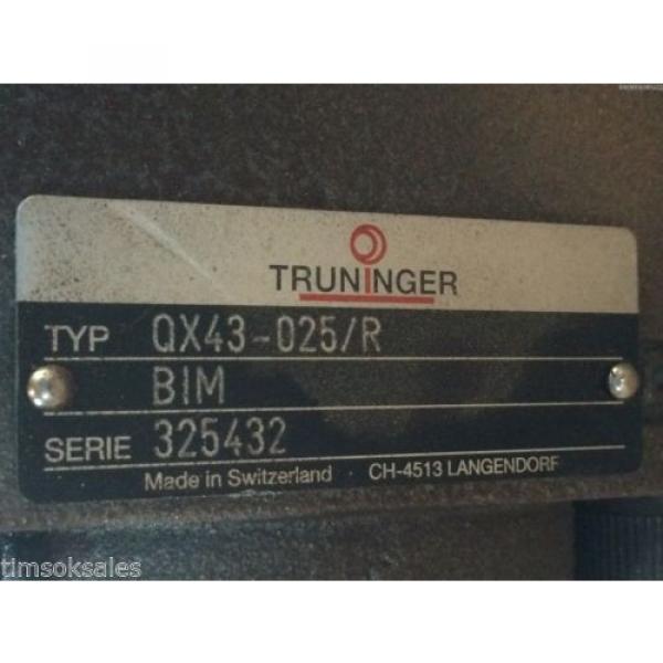 Truninger QX43-025/R BIM Industrial Hydraulic Internal Gear Pump QX43 USED #7 image